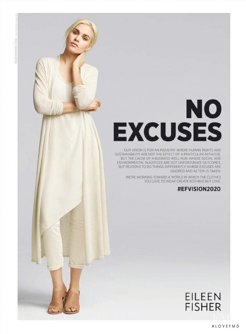 Eileen Fisher advertisement for Spring/Summer 2015