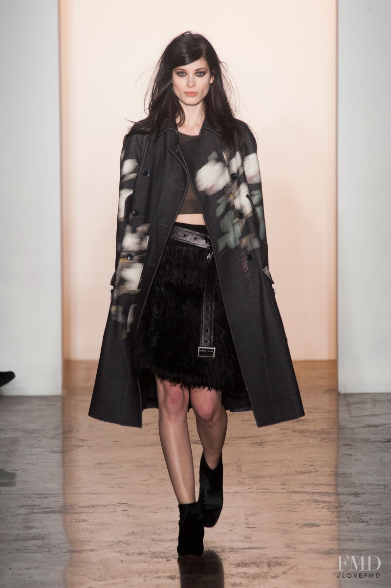 Larissa Hofmann featured in  the Peter Som fashion show for Autumn/Winter 2014