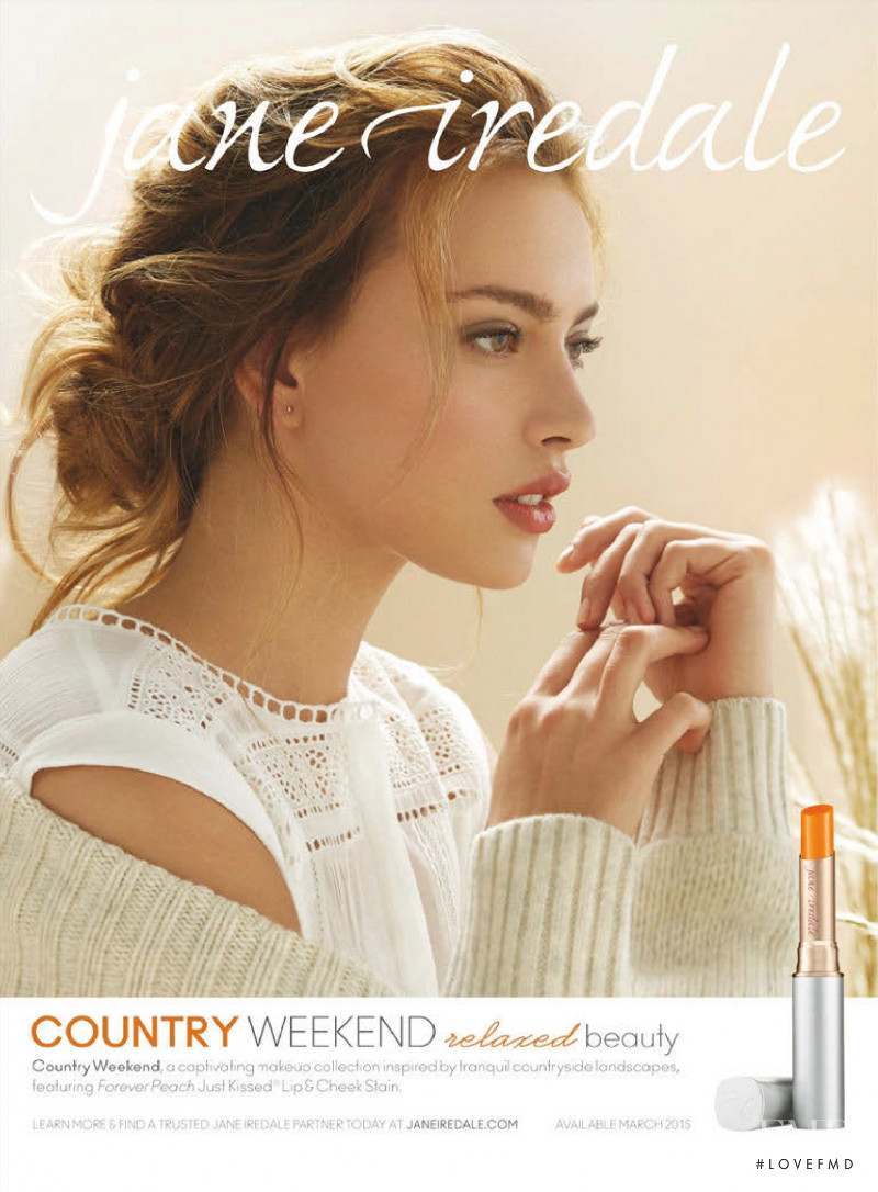 Jane Iredale advertisement for Spring/Summer 2015