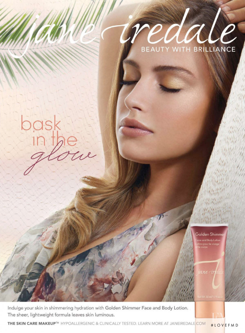 Jane Iredale advertisement for Spring/Summer 2015