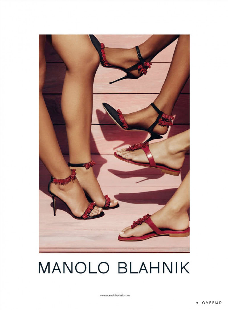 Manolo Blahnik advertisement for Spring/Summer 2015