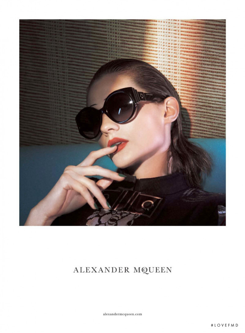 Alexander McQueen Eyewear advertisement for Spring/Summer 2015