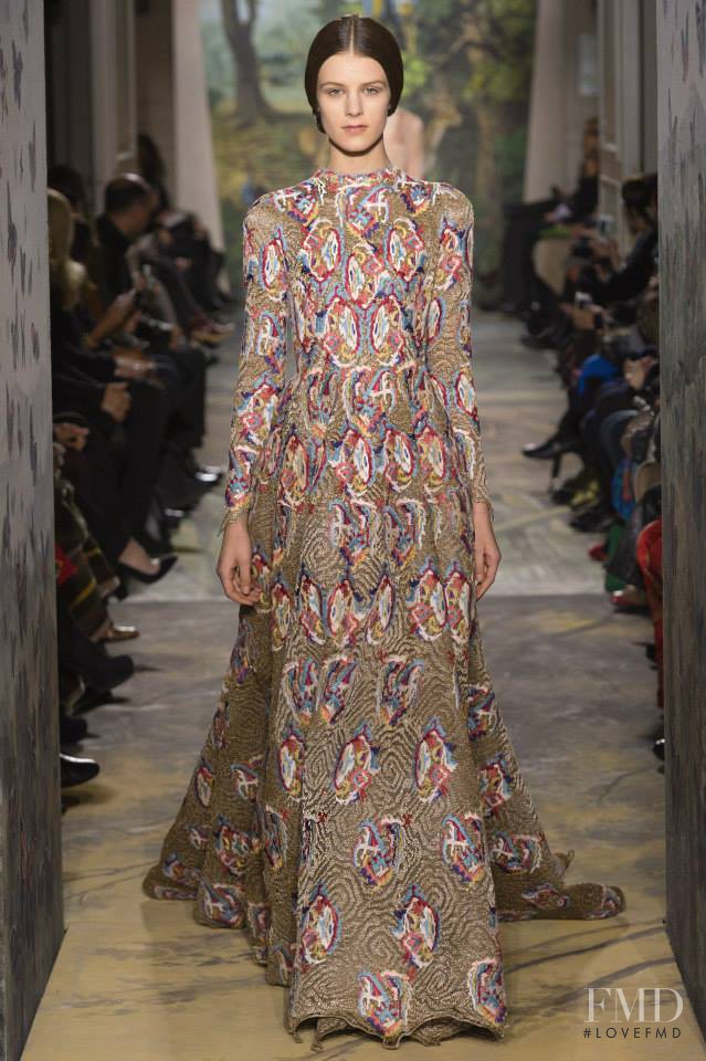 Kayley Chabot featured in  the Valentino Couture fashion show for Spring/Summer 2014