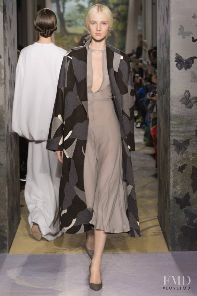 Nastya Sten featured in  the Valentino Couture fashion show for Spring/Summer 2014