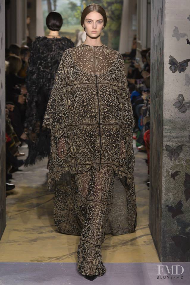 Auguste Abeliunaite featured in  the Valentino Couture fashion show for Spring/Summer 2014