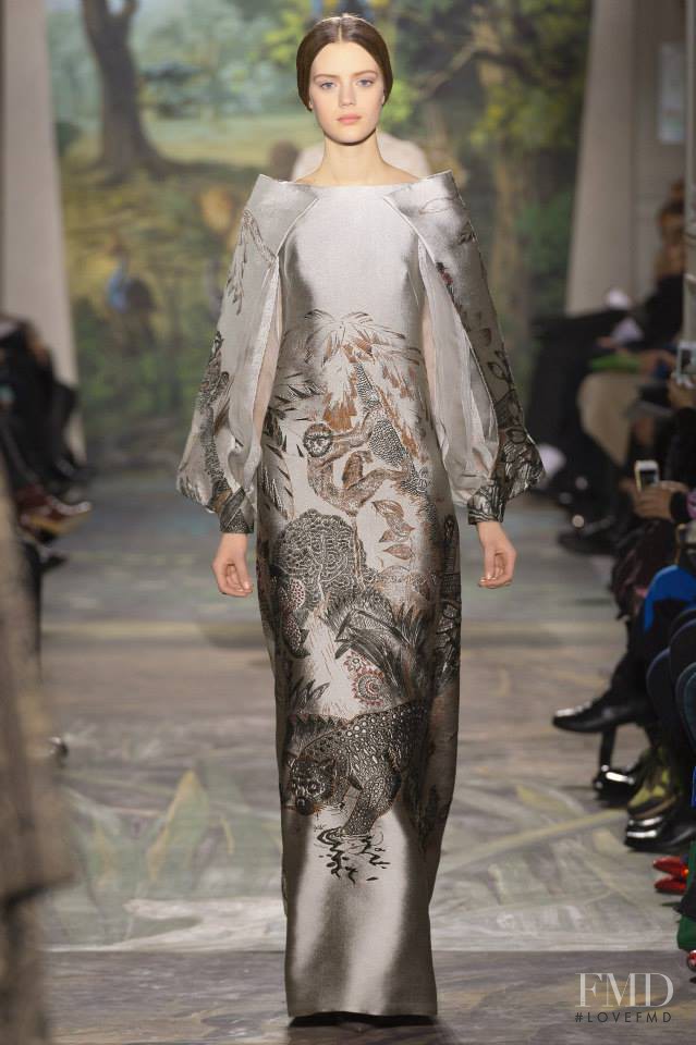 Esther Heesch featured in  the Valentino Couture fashion show for Spring/Summer 2014