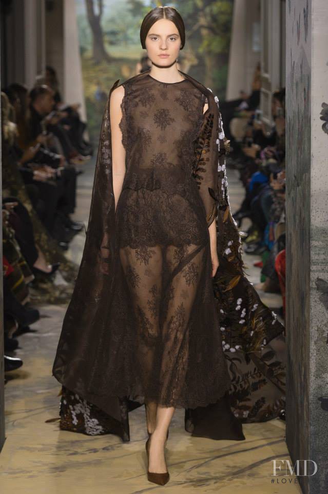 Tilda Lindstam featured in  the Valentino Couture fashion show for Spring/Summer 2014