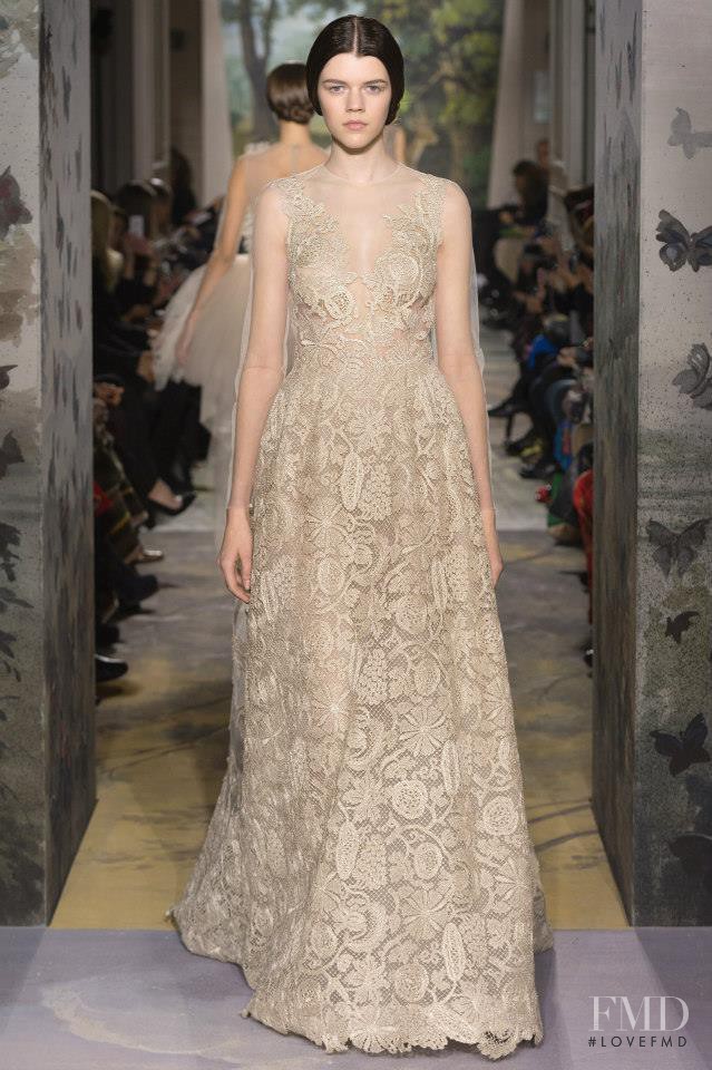 Antonia Wesseloh featured in  the Valentino Couture fashion show for Spring/Summer 2014