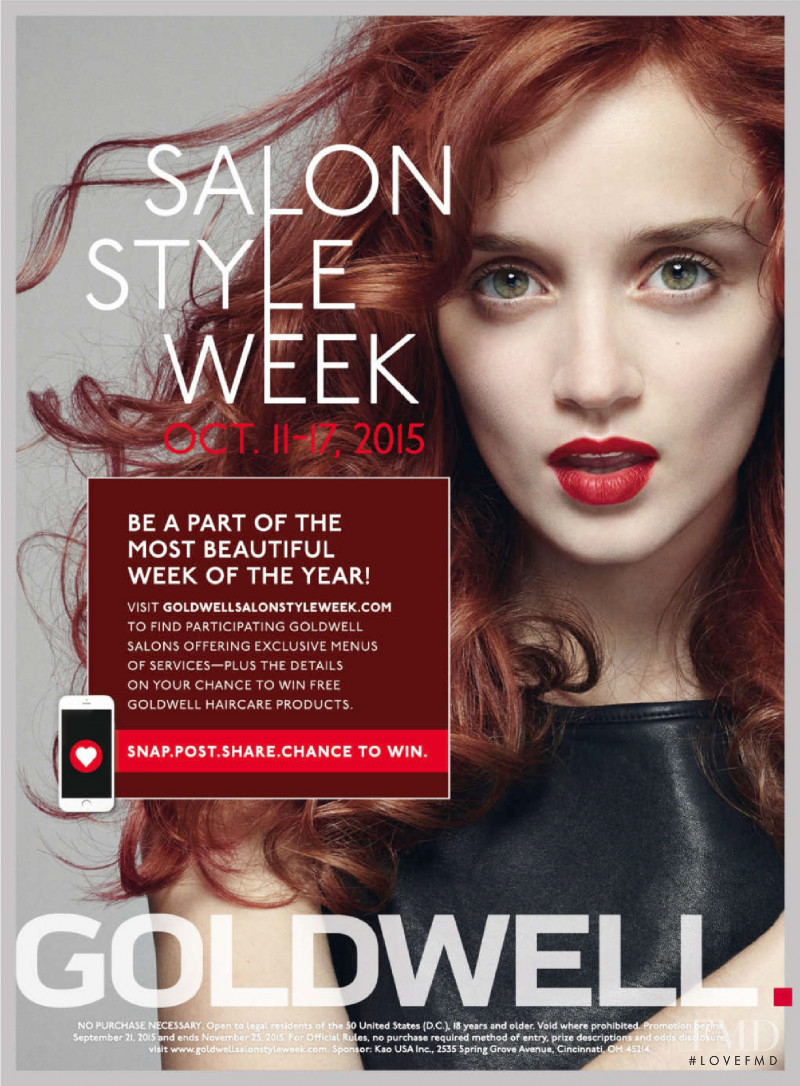 Goldwell advertisement for Autumn/Winter 2015