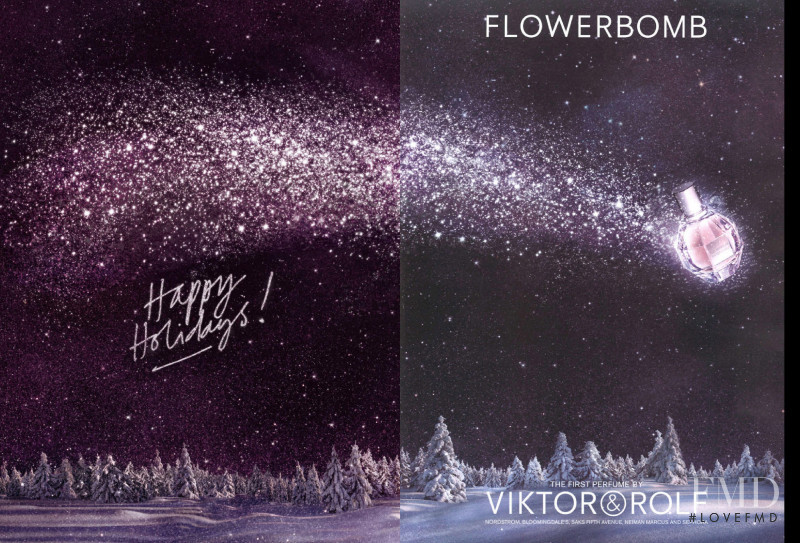 Viktor & Rolf Fragrance Flowerbomb advertisement for Autumn/Winter 2015