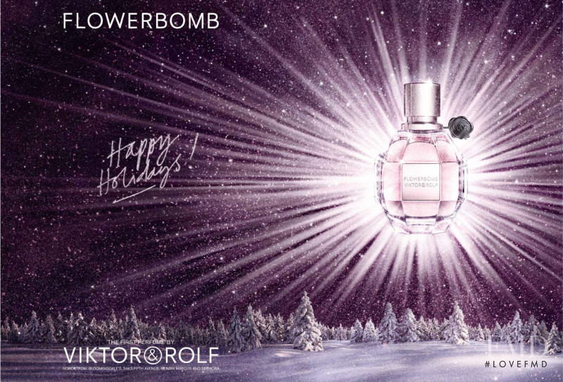 Viktor & Rolf Fragrance Flowerbomb advertisement for Autumn/Winter 2015