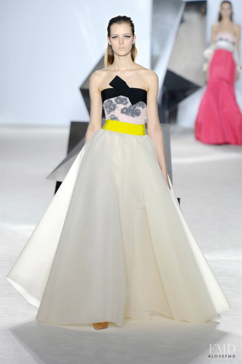 Esther Heesch featured in  the Giambattista Valli Haute Couture fashion show for Spring/Summer 2014