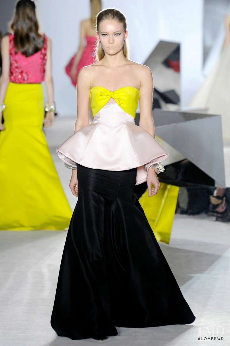 Katerina Ryabinkina featured in  the Giambattista Valli Haute Couture fashion show for Spring/Summer 2014