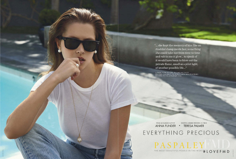 Paspaley advertisement for Spring/Summer 2015