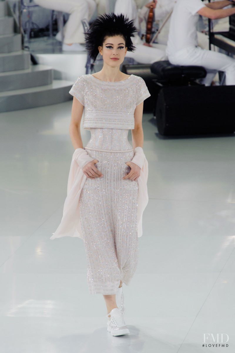 Larissa Hofmann featured in  the Chanel Haute Couture fashion show for Spring/Summer 2014