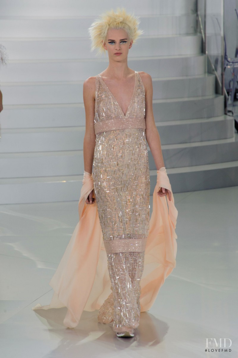 Ashleigh Good featured in  the Chanel Haute Couture fashion show for Spring/Summer 2014