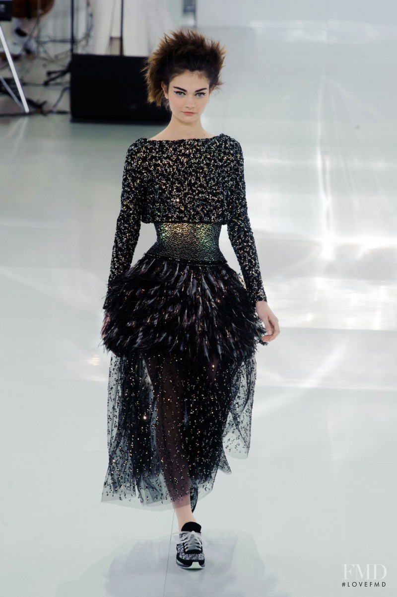 Antonina Vasylchenko featured in  the Chanel Haute Couture fashion show for Spring/Summer 2014