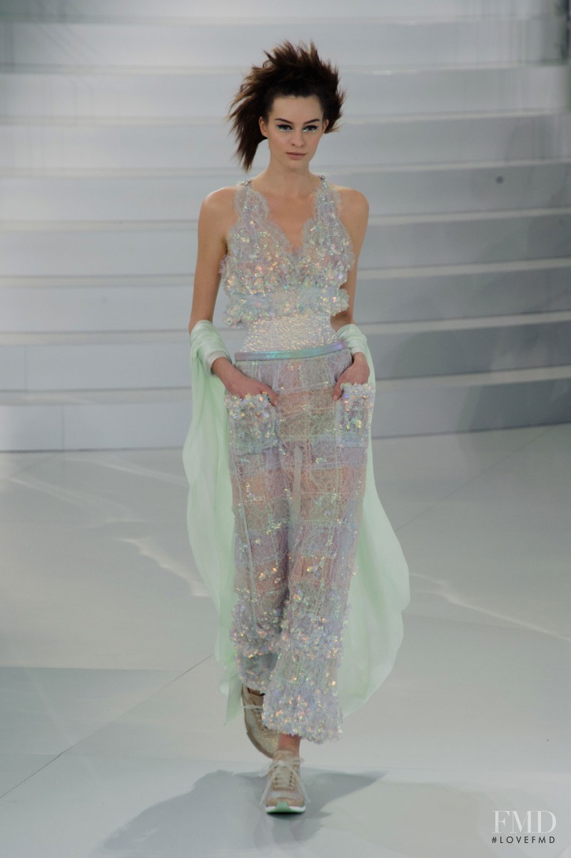 Cristina Mantas featured in  the Chanel Haute Couture fashion show for Spring/Summer 2014