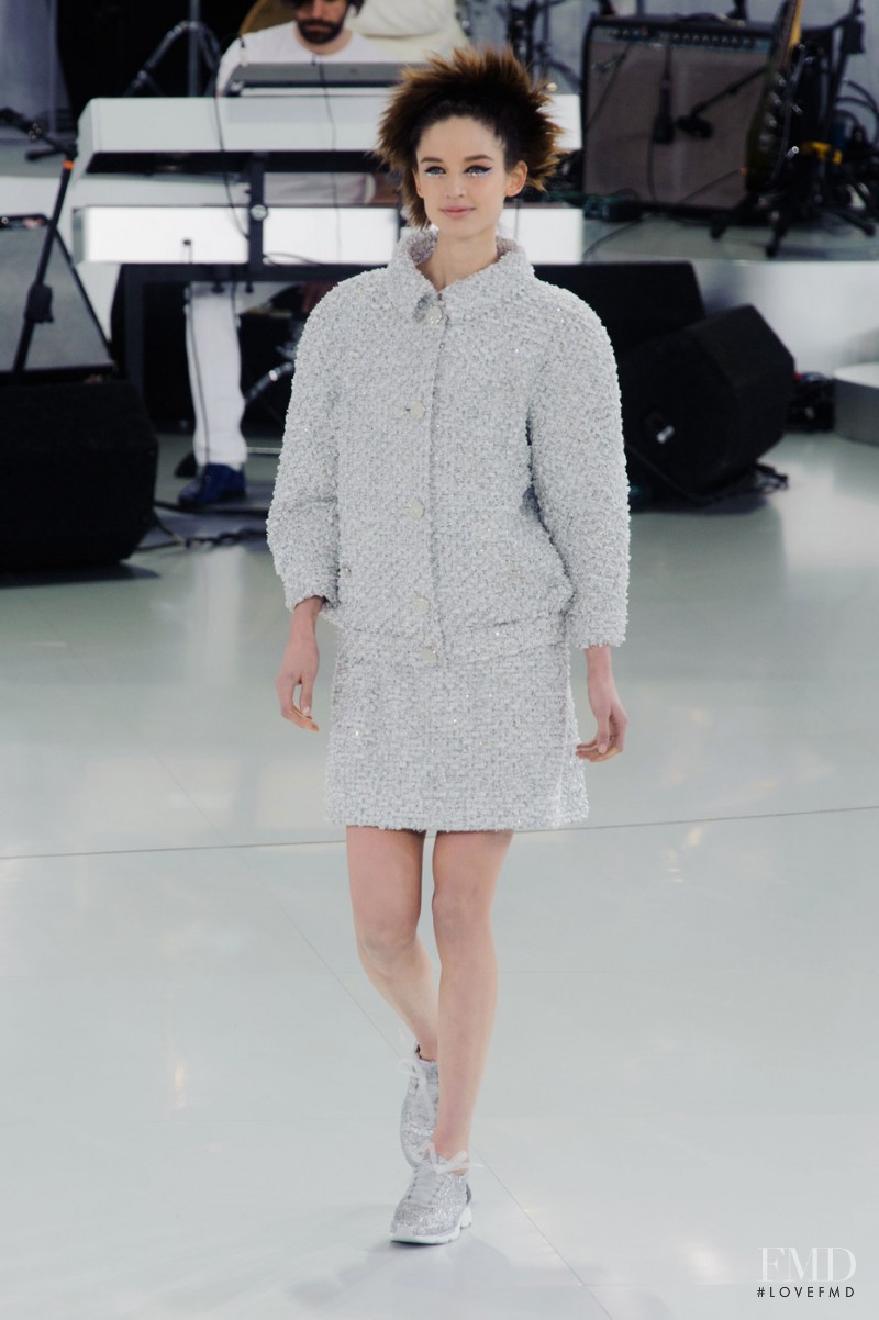 Kate Goodling featured in  the Chanel Haute Couture fashion show for Spring/Summer 2014