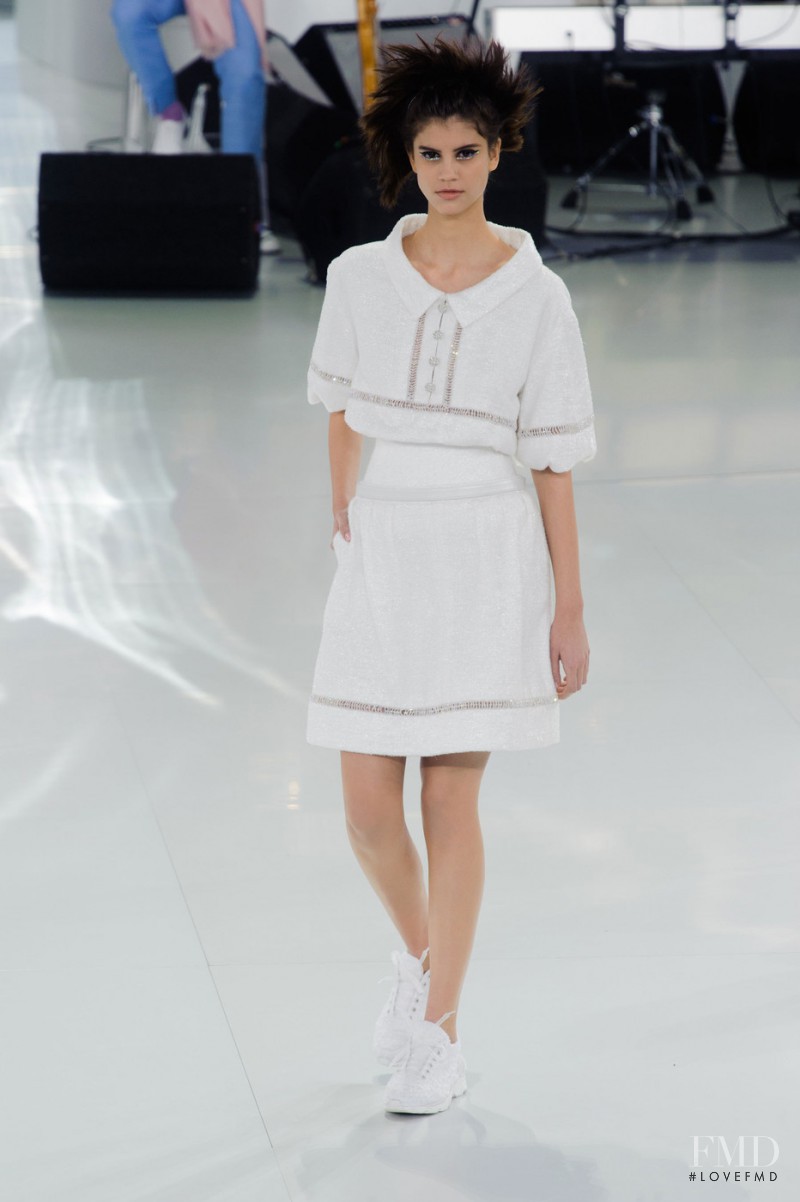 Antonina Petkovic featured in  the Chanel Haute Couture fashion show for Spring/Summer 2014