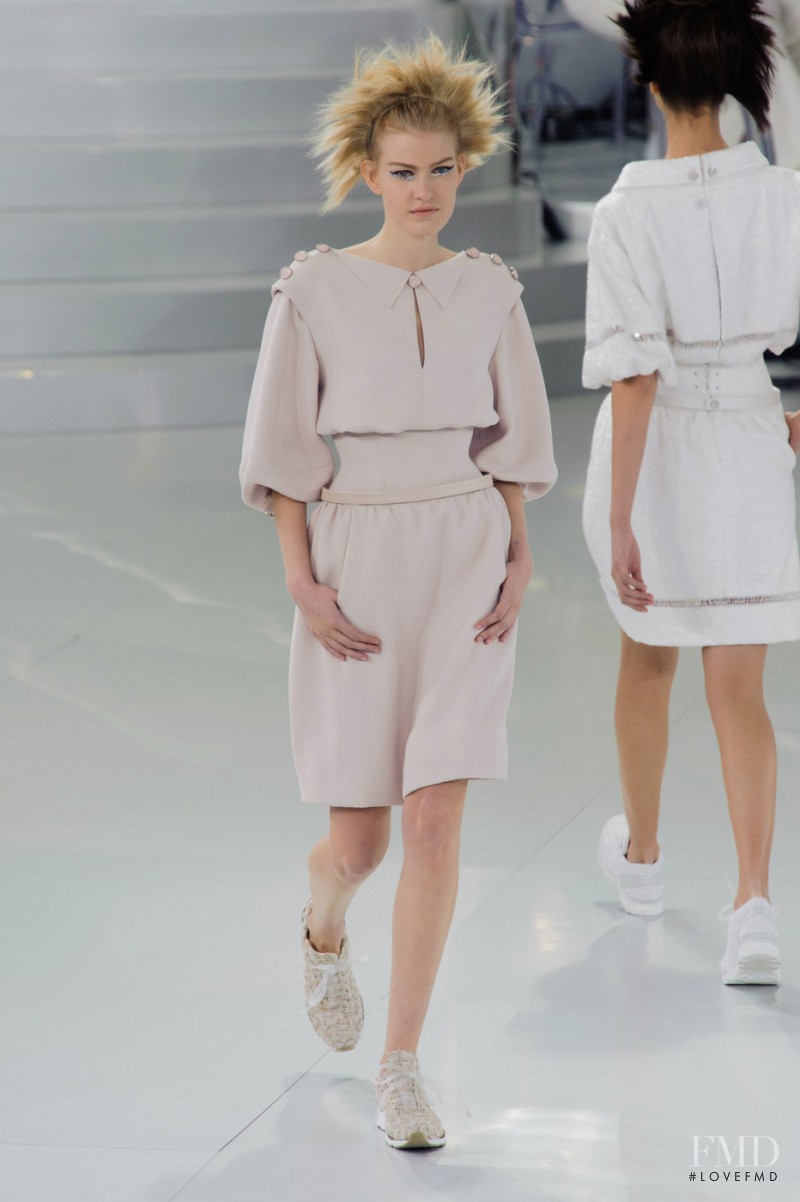 Louise Parker featured in  the Chanel Haute Couture fashion show for Spring/Summer 2014