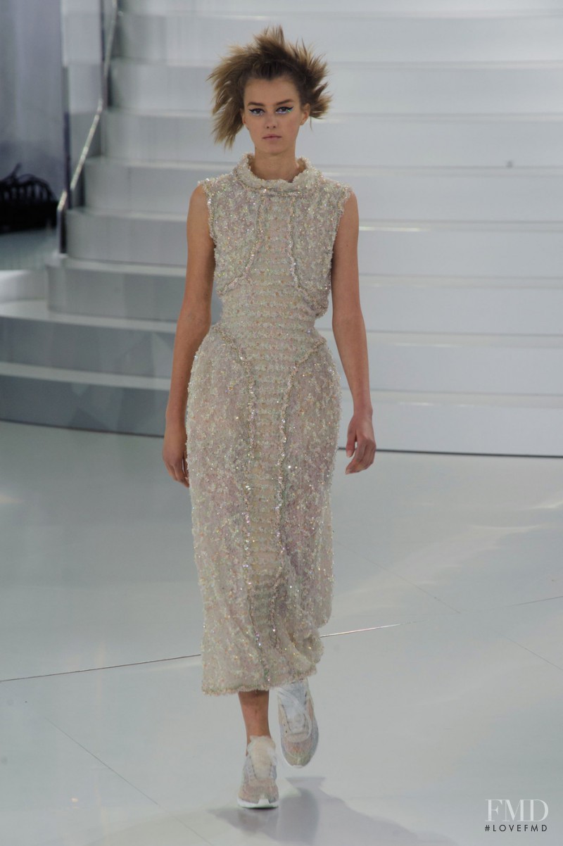 Sigrid Agren featured in  the Chanel Haute Couture fashion show for Spring/Summer 2014