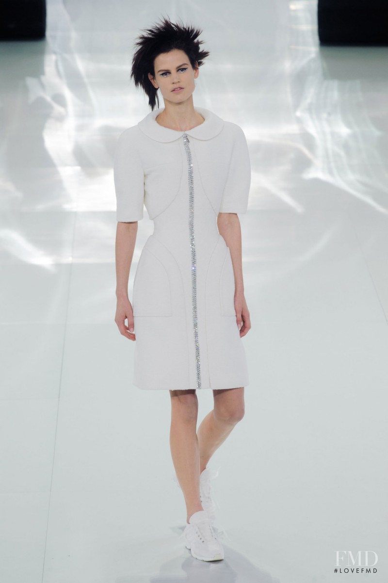 Saskia de Brauw featured in  the Chanel Haute Couture fashion show for Spring/Summer 2014