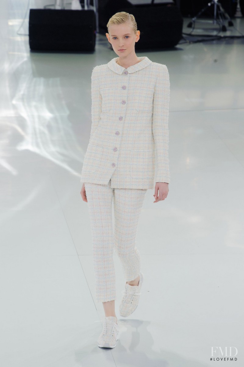 Nastya Sten featured in  the Chanel Haute Couture fashion show for Spring/Summer 2014