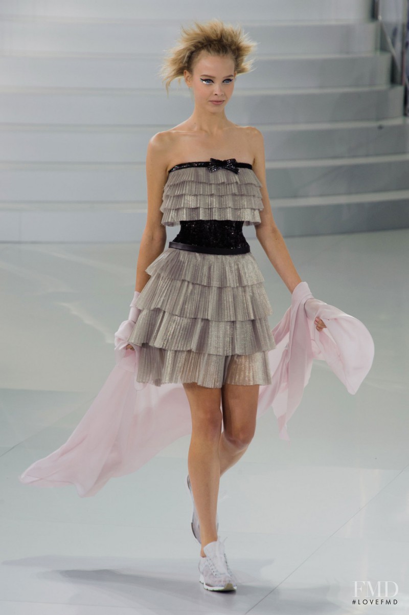 Sofia Krawczyk featured in  the Chanel Haute Couture fashion show for Spring/Summer 2014