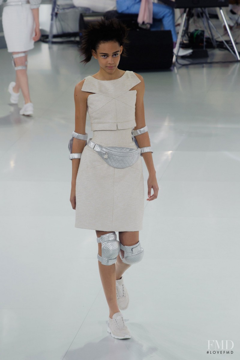 Binx Walton featured in  the Chanel Haute Couture fashion show for Spring/Summer 2014