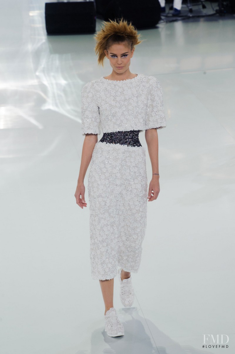 Nadja Bender featured in  the Chanel Haute Couture fashion show for Spring/Summer 2014