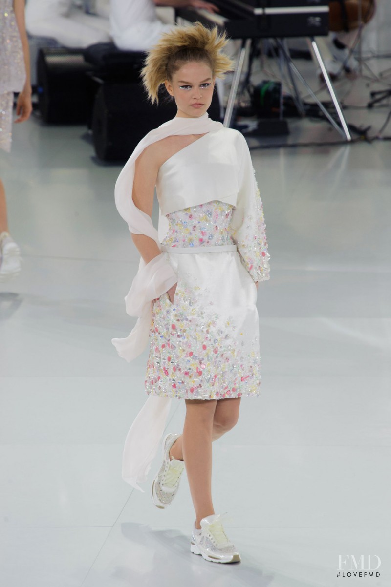 Anna Ewers featured in  the Chanel Haute Couture fashion show for Spring/Summer 2014