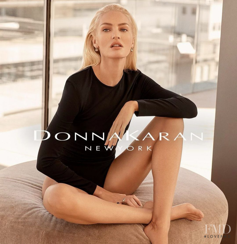 Candice Swanepoel featured in  the Donna Karan New York advertisement for Spring 2022