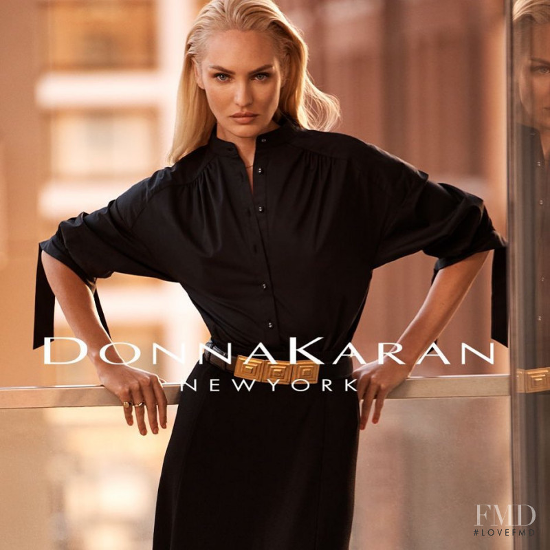 Candice Swanepoel featured in  the Donna Karan New York advertisement for Spring 2022