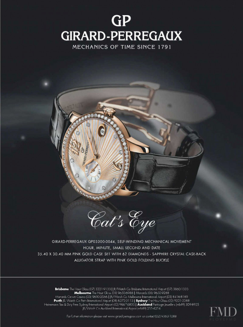 Girard-Perregaux advertisement for Autumn/Winter 2015