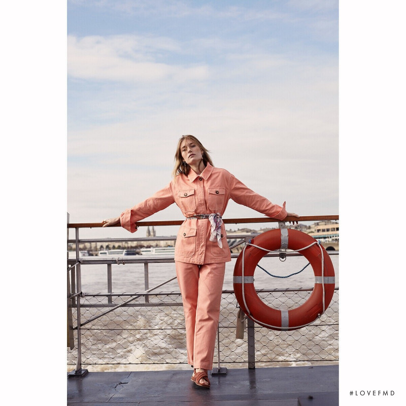 Caroline Lossberg featured in  the La Redoute advertisement for Spring/Summer 2020