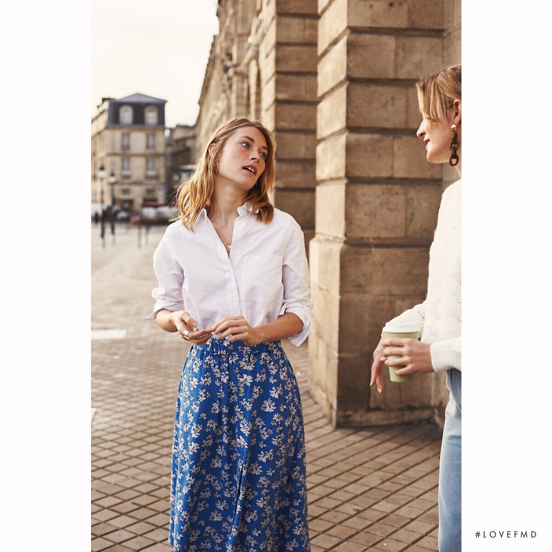 Caroline Lossberg featured in  the La Redoute advertisement for Spring/Summer 2020