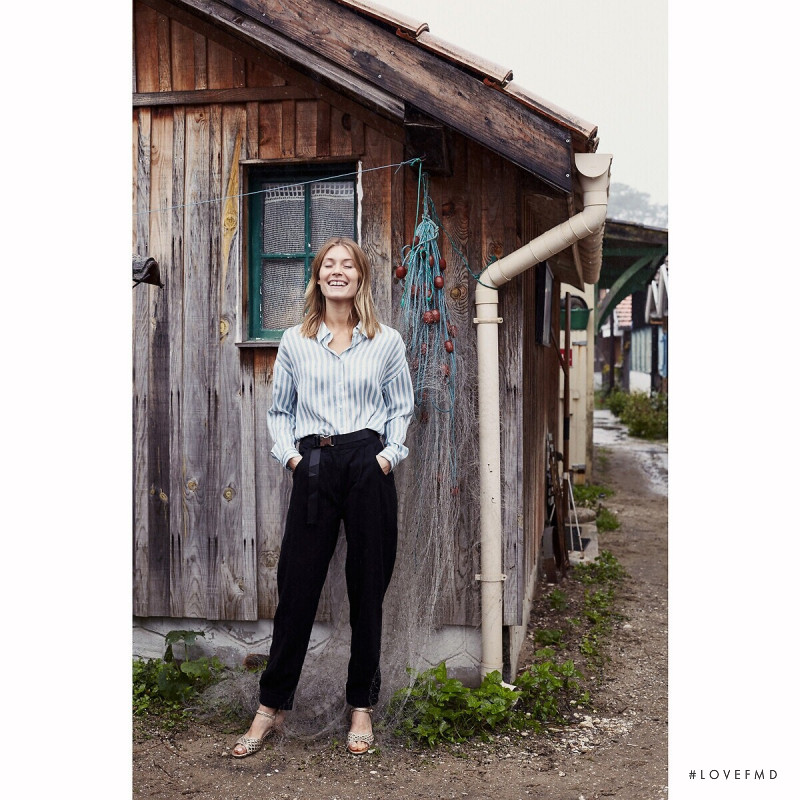 Caroline Lossberg featured in  the La Redoute advertisement for Spring/Summer 2020