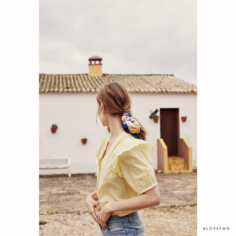 Caroline Lossberg featured in  the La Redoute advertisement for Spring/Summer 2020