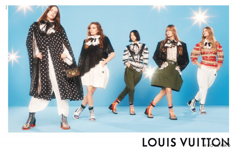 Stacy Martin featured in  the Louis Vuitton advertisement for Spring/Summer 2022