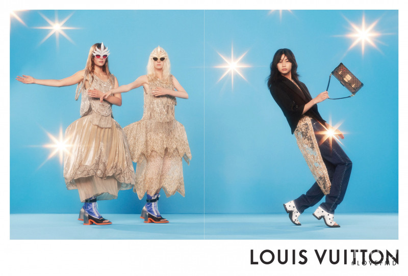 HoYeon Jung featured in  the Louis Vuitton advertisement for Spring/Summer 2022