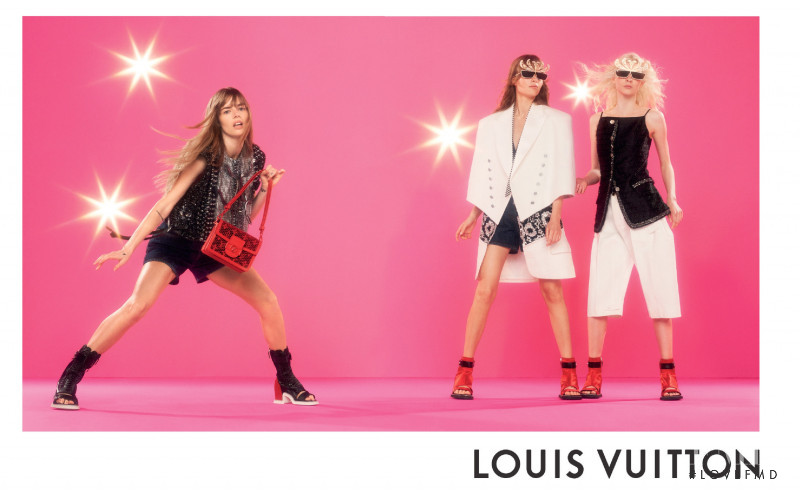 Stacy Martin featured in  the Louis Vuitton advertisement for Spring/Summer 2022