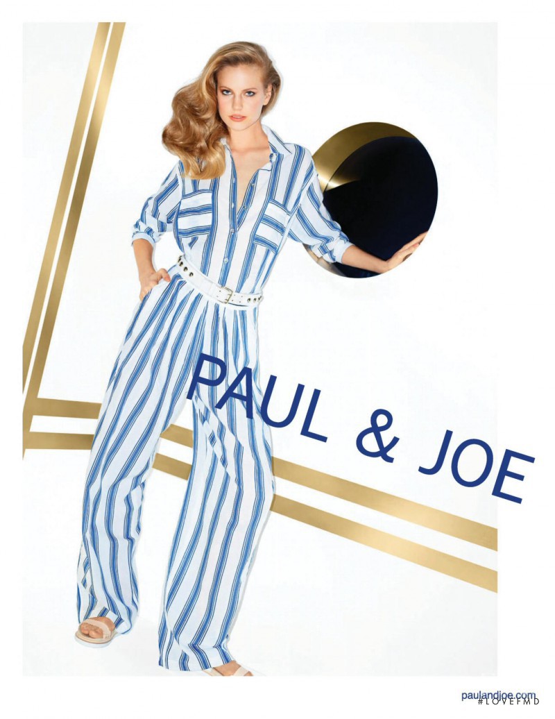 Elisabeth Erm featured in  the Paul et Joe advertisement for Spring/Summer 2014