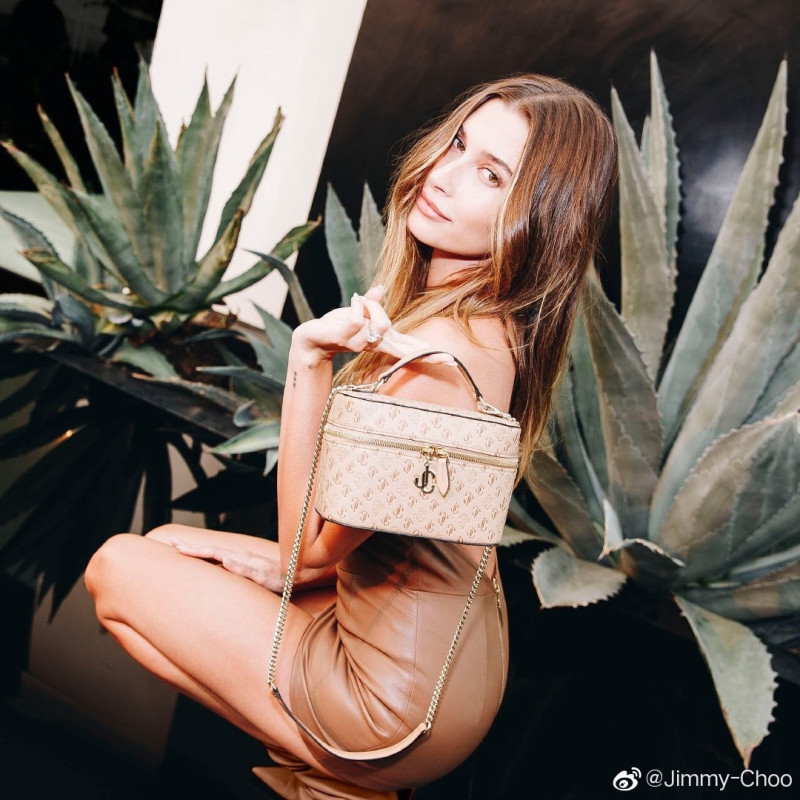 Hailey Baldwin Bieber featured in  the Jimmy Choo advertisement for Spring/Summer 2022