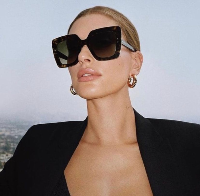 Hailey Baldwin Bieber featured in  the Jimmy Choo advertisement for Spring/Summer 2022