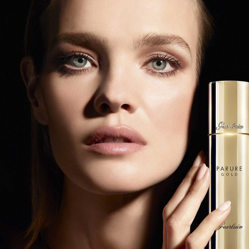 Natalia Vodianova featured in  the Guerlain advertisement for Spring/Summer 2022