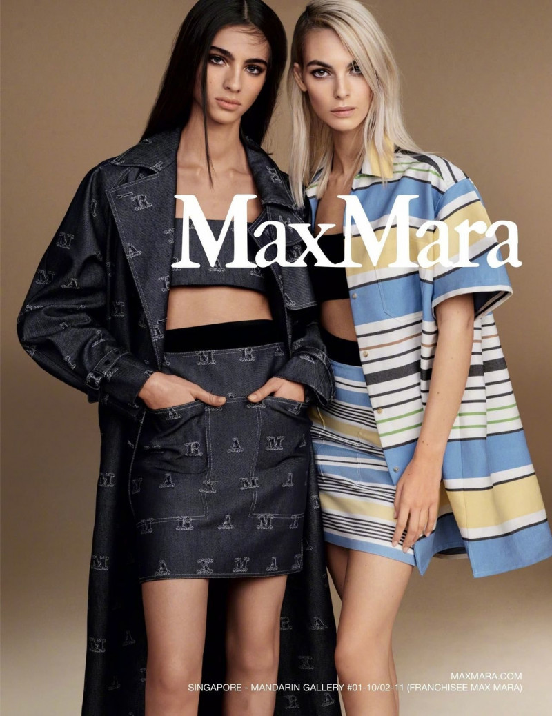 Loli Bahia featured in  the Max Mara advertisement for Spring/Summer 2022