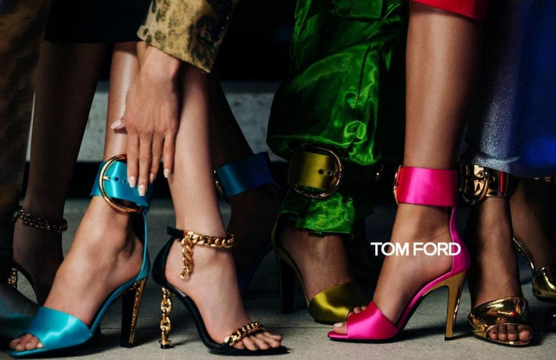 Barbara Valente featured in  the Tom Ford advertisement for Spring/Summer 2022