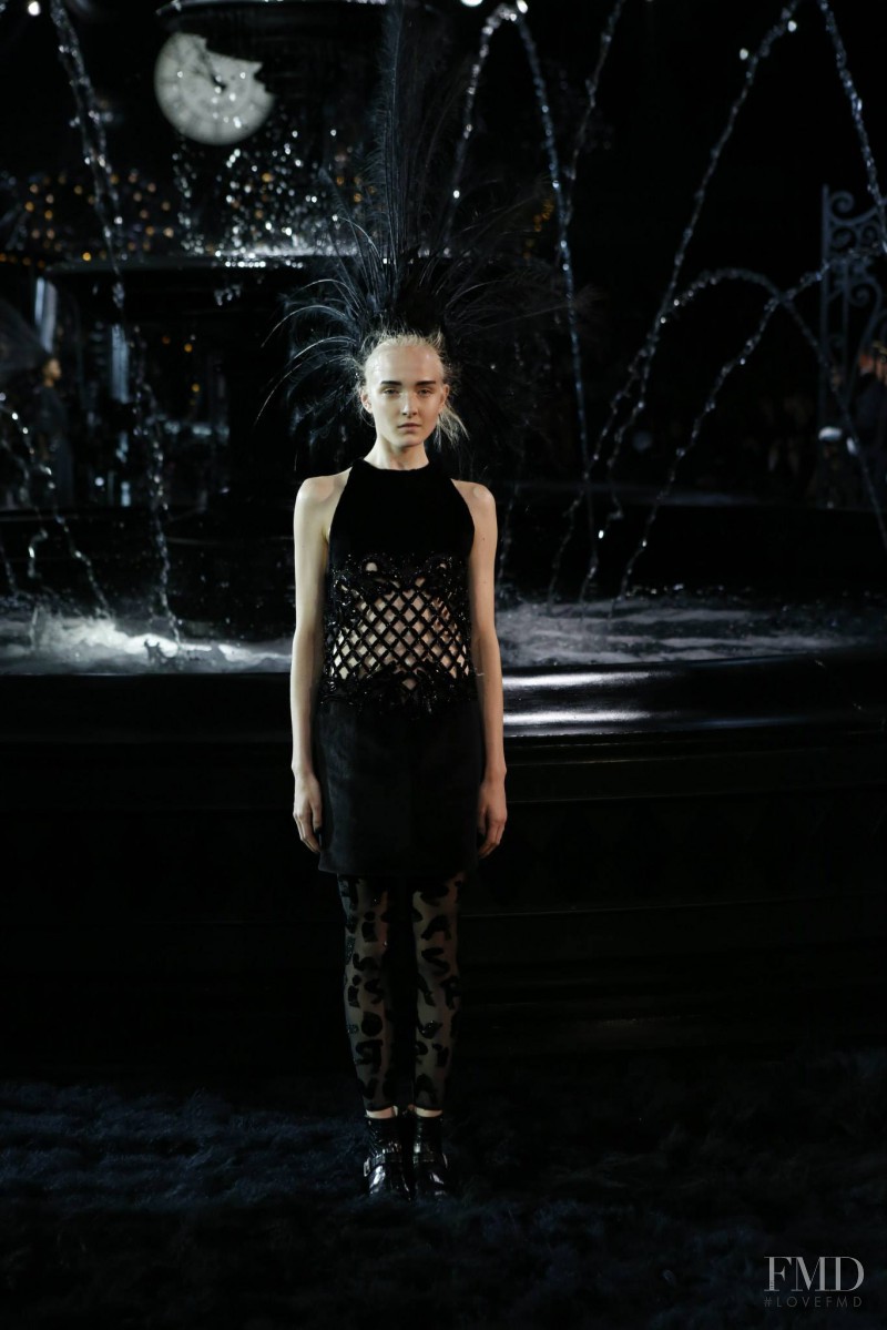 Maja Salamon featured in  the Louis Vuitton fashion show for Spring/Summer 2014