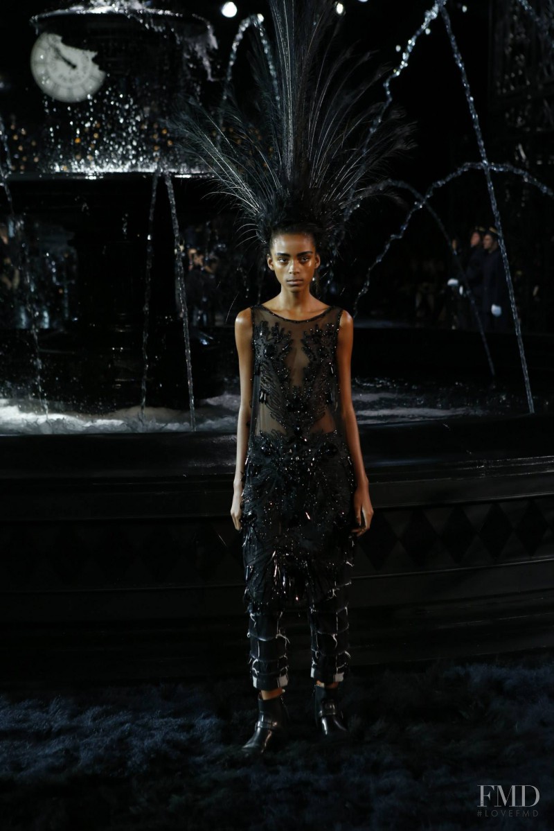 Alécia Morais featured in  the Louis Vuitton fashion show for Spring/Summer 2014